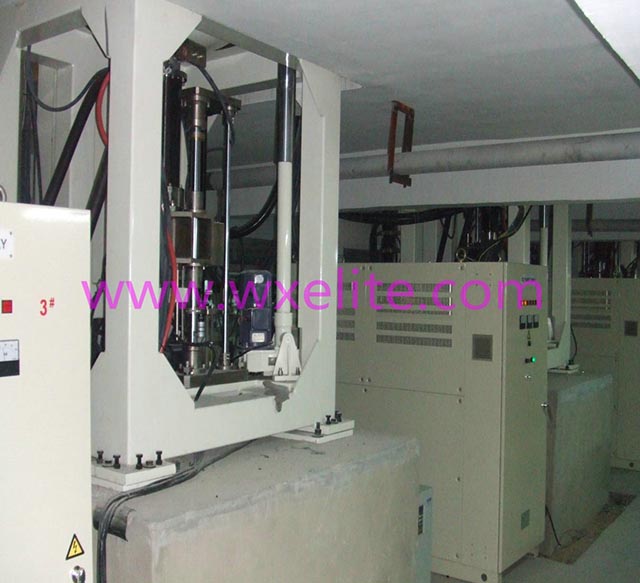 Special electric cylinder for single crystal furnace