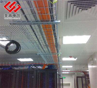 网格桥架现场