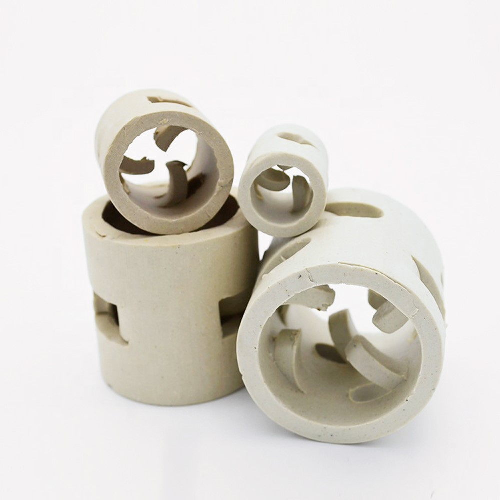 陶瓷鲍尔环-高强度耐酸碱鲍尔环填料