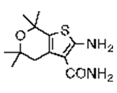 2-amino-5,5,7,7-tetramethyl-4,7-dihydro-5H-thieno[2,3-c]pyran-3-carboxamide