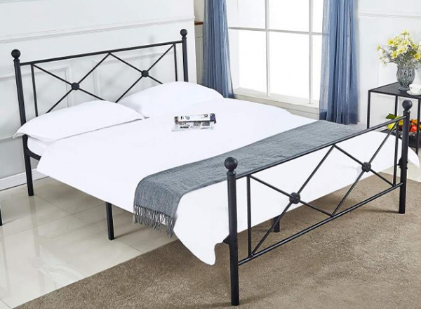 king size metal bed, cast iron king beds