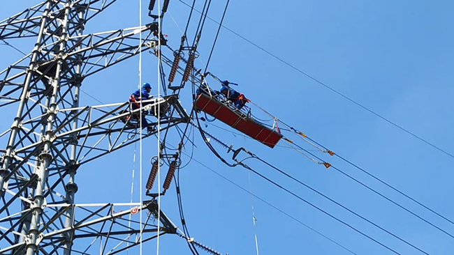 輸電線路導線耐張線夾視頻監控測溫裝置