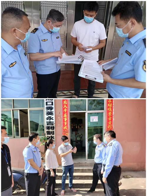 海口市市场监管局秀英分局开展冻库专项检查行动