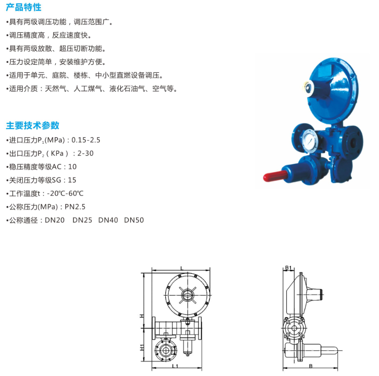 RTZ-*/*KFQ系列燃气调压器