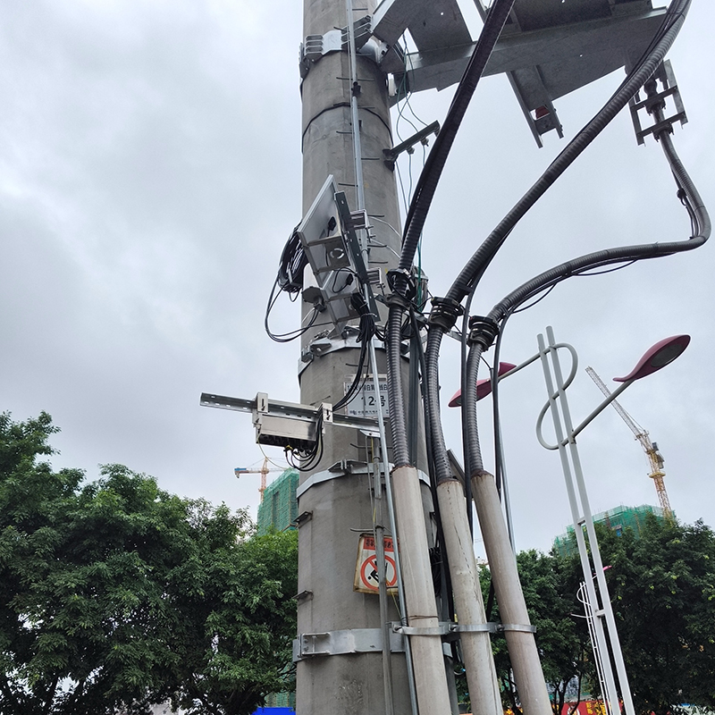 2024.05.19 High-voltage cable fault and hidden danger monitoring device Installation case