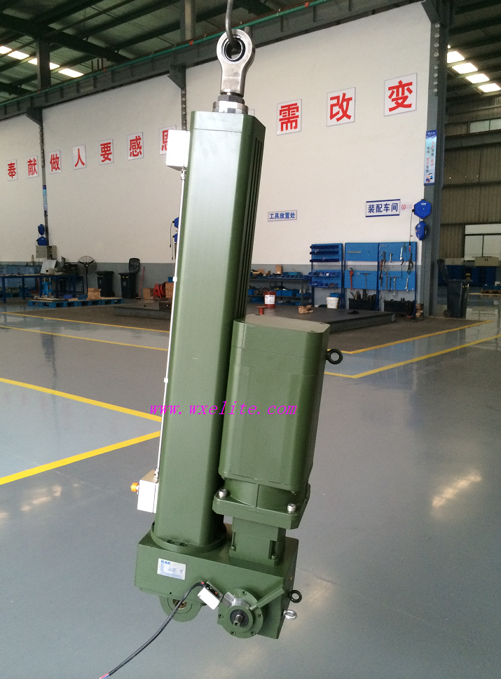Special servo electric cylinder for military