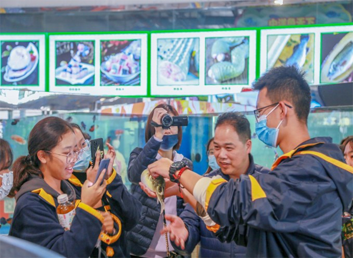 江海探秘，梦想启航 CQ9电子河豚庄园迎来今秋首批研学旅行中学生