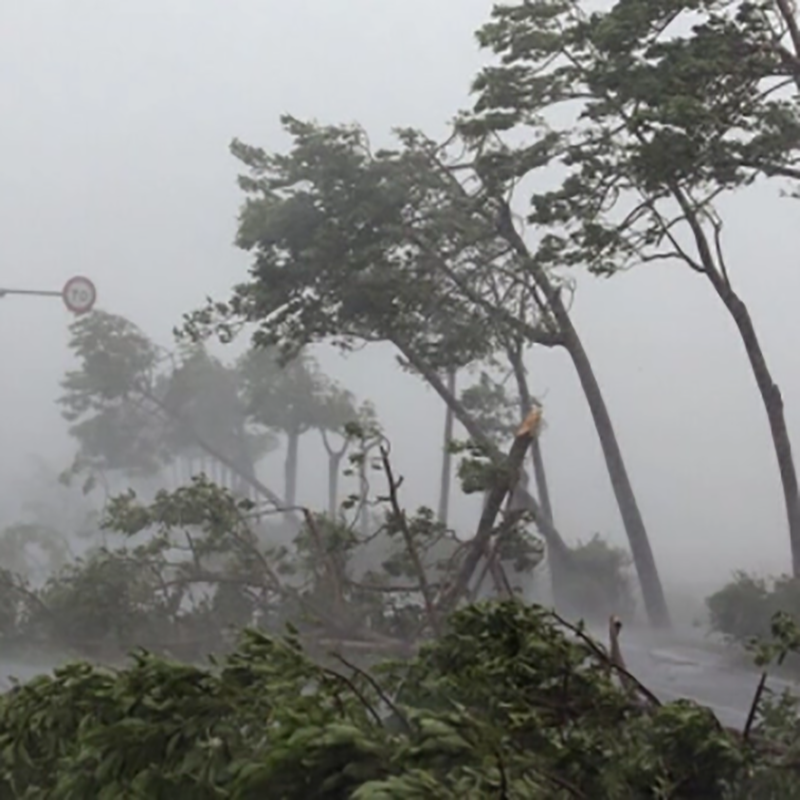 太阳能台风预警宣传信号杆 提前预警台风海啸等自然灾害