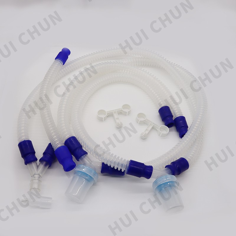 Anesthesia machine ventilator circuit tube - silicone breathing circuit