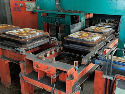 温州铁型覆砂铸球生产线