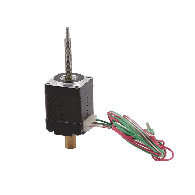 20mm NEMA8線性混合步進(jìn)電機(jī)，穿過(guò)絲杠軸