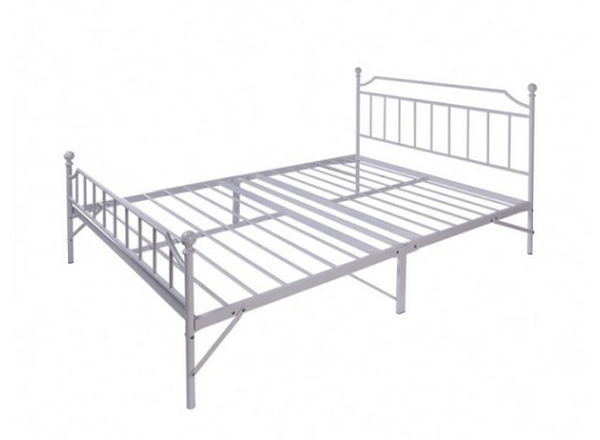 black wrought iron bed, rod iron platform bed