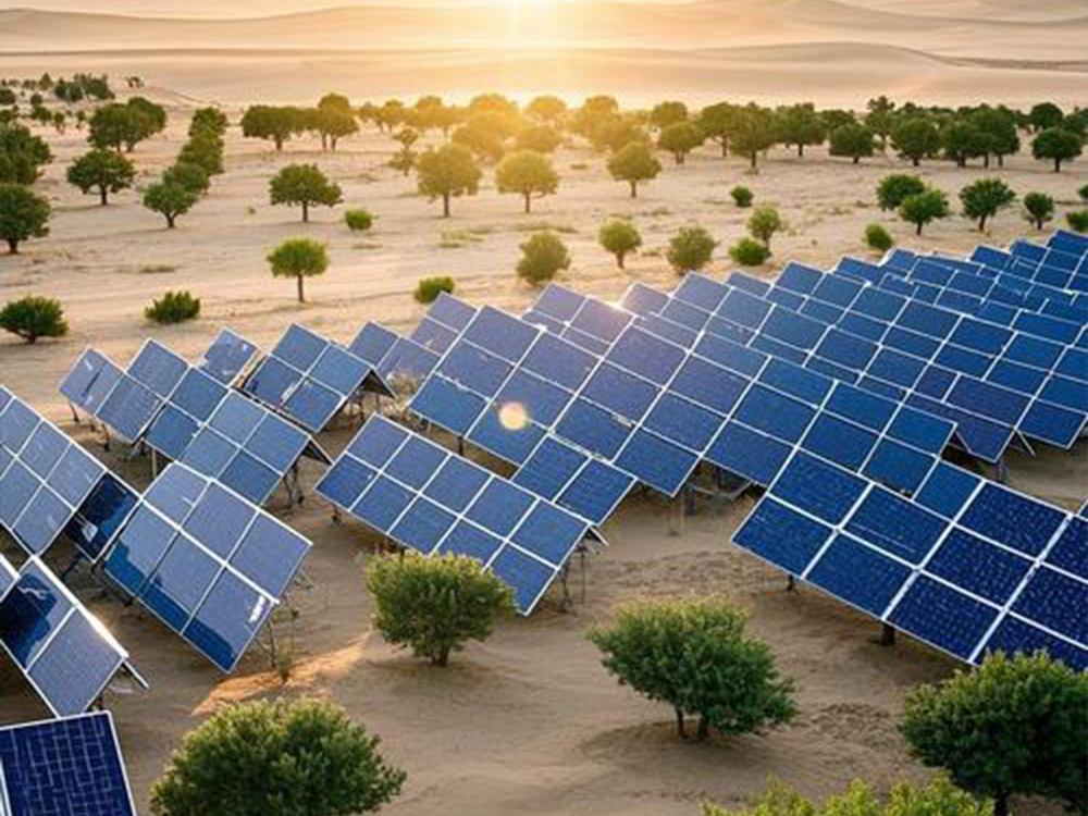 光伏治沙带来的环境效益和经济效益
