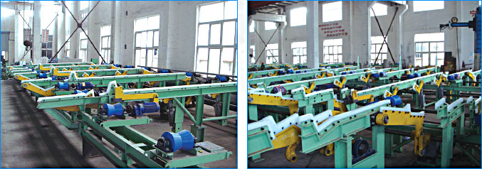 Steel pipe bundling and water pressure equipment produced by Sumitomo Metal Co., Ltd., Japan