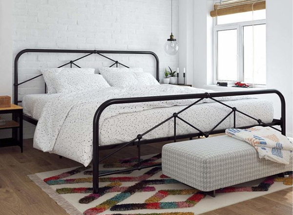 heavy duty bed frame full size, full size iron bed frame