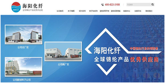 江苏海阳化纤有限公司官方网站重装推出