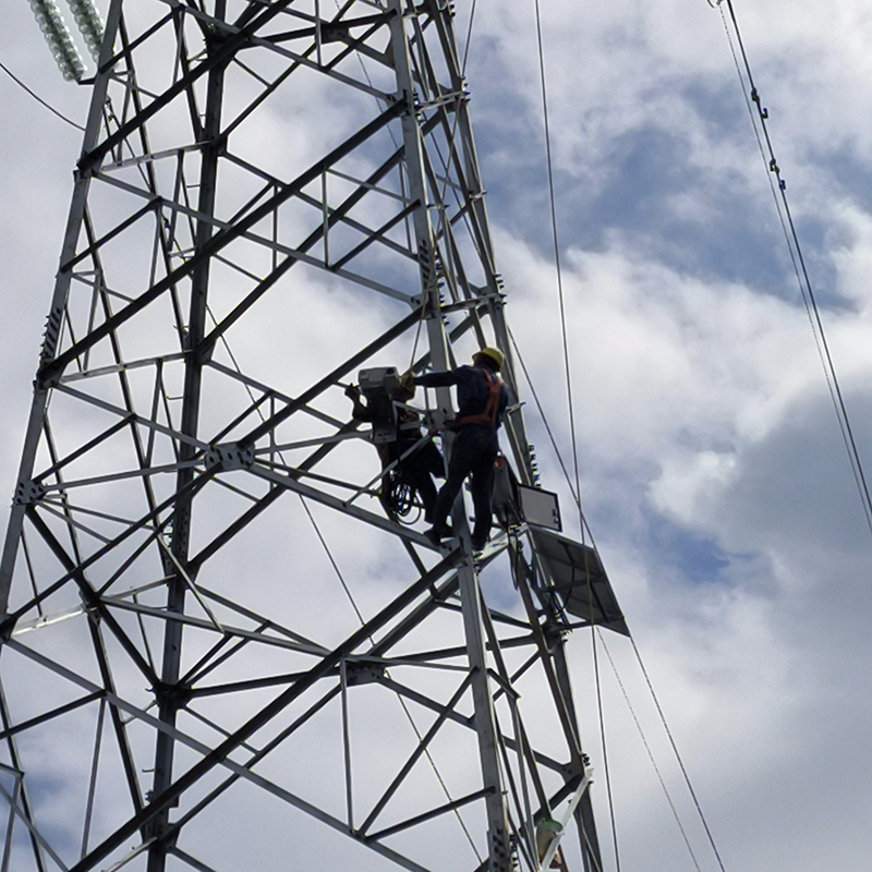 2024.06.23 Installation project: transmission line online monitoring device (AI ball machine)  equipment installation case