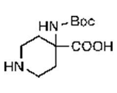 4-((tert-butoxycarbonyl)amino)piperidine-4-carboxylic acid