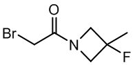 2-bromo-1-(3-fluoro-3-methylazetidin-1-yl)ethan-1-one