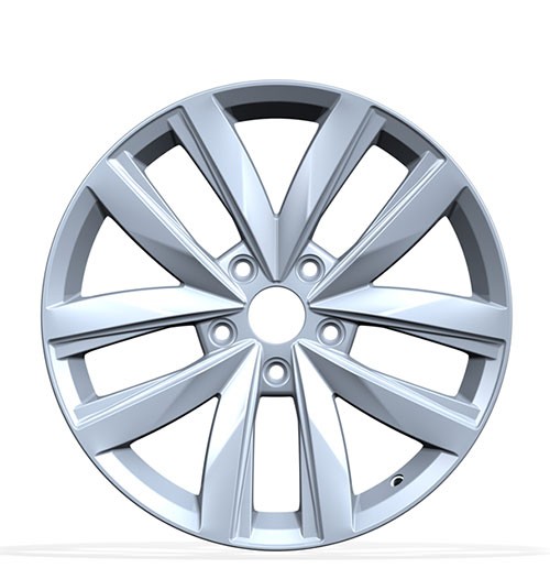 Manufacturing method and process of aluminum alloy wheel hub