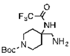 tert-butyl 4-(aminomethyl)-4-(2,2,2-trifluoroacetamido)piperidine-1-carboxylate