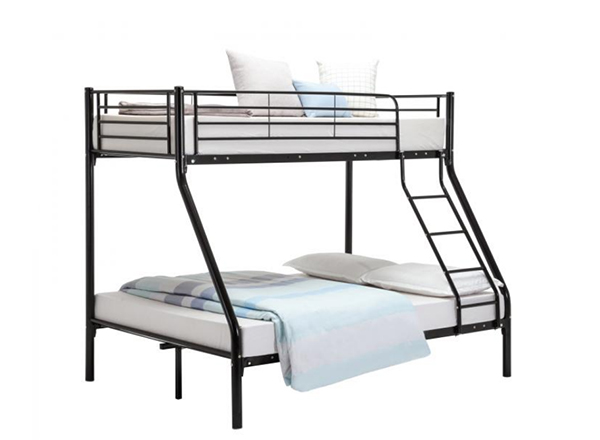 iron pipe bed frame, pipe bunk bed