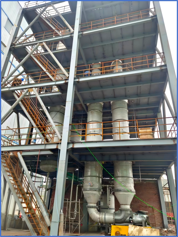 20TMVR蒸发器安装完毕调试中