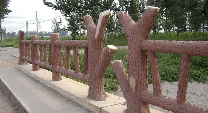 庆阳如何制作仿木护栏