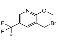 3-(bromomethyl)-2-methoxy-5-(trifluoromethyl)pyridine  3-溴甲基-2-甲氧基-5-三氟甲基吡啶