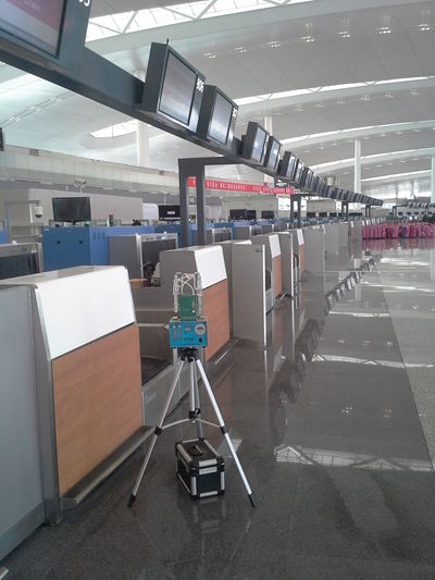 机场二期航站楼交付室内环境验收检测