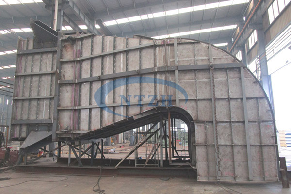 Stainless steel flue in steelmaking plant