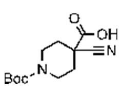 1-(tert-butoxycarbonyl)-4-cyanopiperidine-4-carboxylic acid