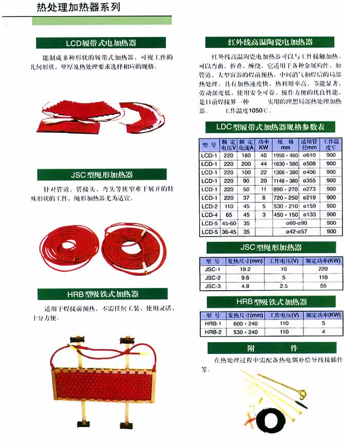 热处理加热器系列