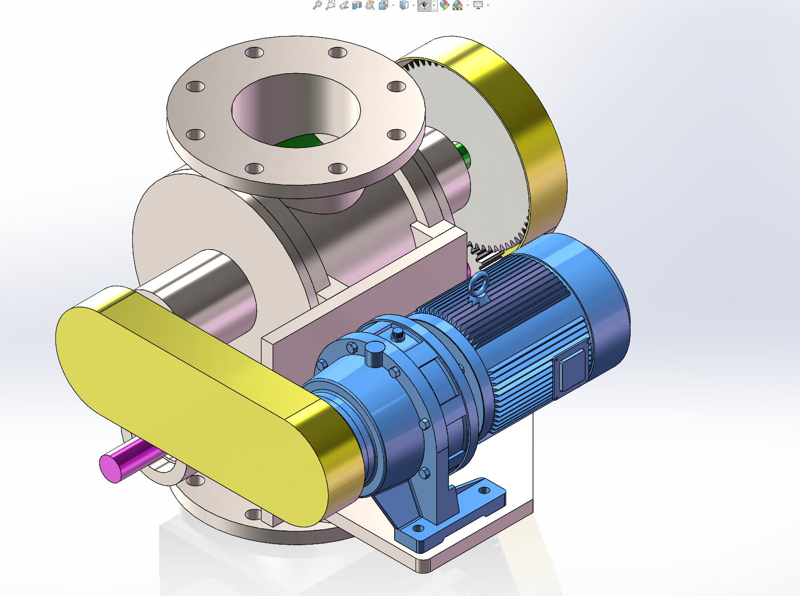 链条驱动式刮板阀