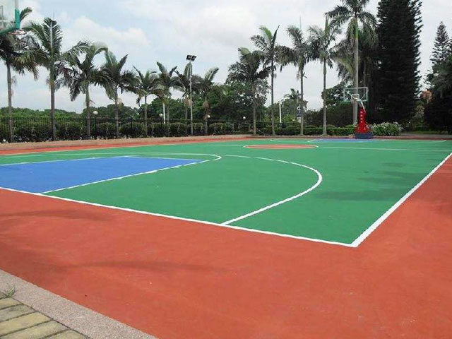 硅PU籃球場