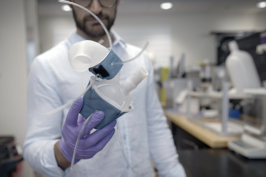麻省理工学院:定制的 3D 打印心脏复制品外观和泵送效果与真品无异