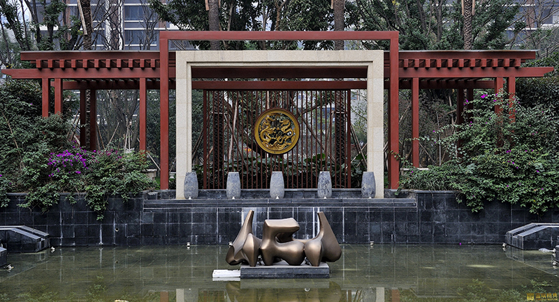 銅廊架
