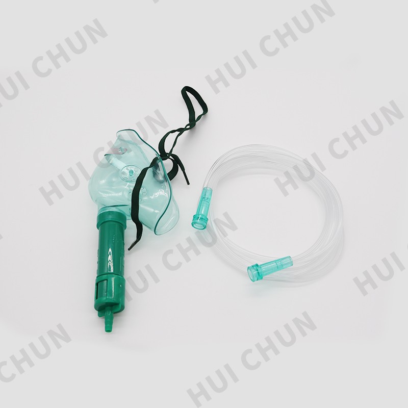 Disposable oxygen mask - adjustable oxygen