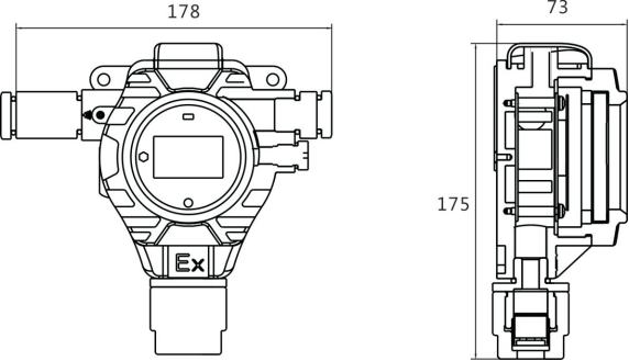 S100點型液晶三線氣體探測器