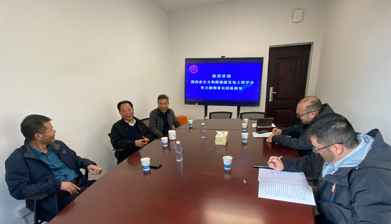 湖南省水力和新能源发电工程学会狄立勋理事长莅临江苏省水力发电工程学会座谈交流
