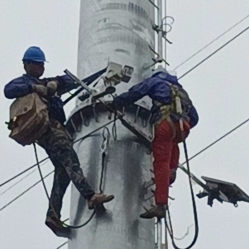 2023.12.19 輸電線路微視頻在線監(jiān)測(cè)裝置  設(shè)備安裝案例