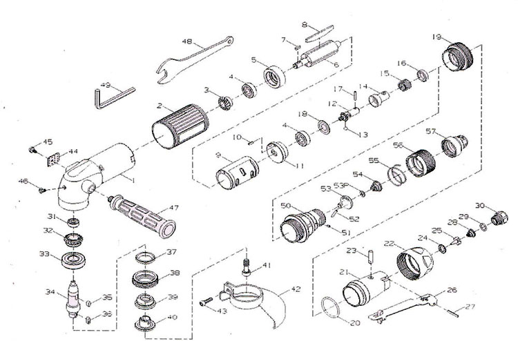 SHD-2503氣動(dòng)砂輪機(jī)