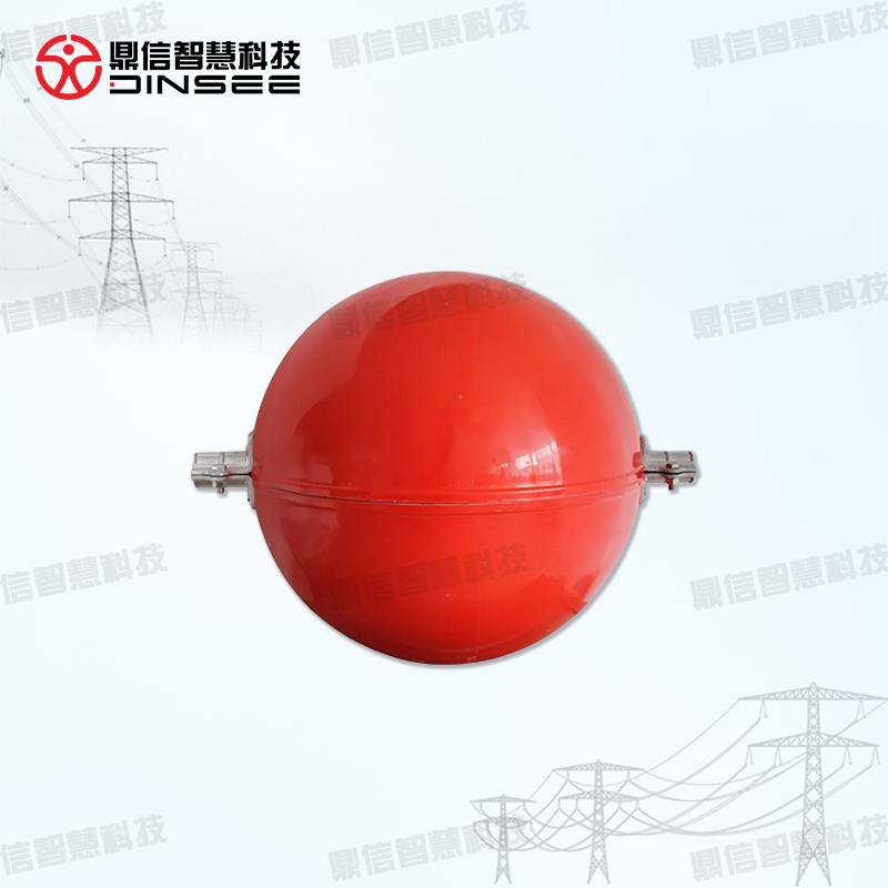 Warning ball against external breakage of high-voltage line