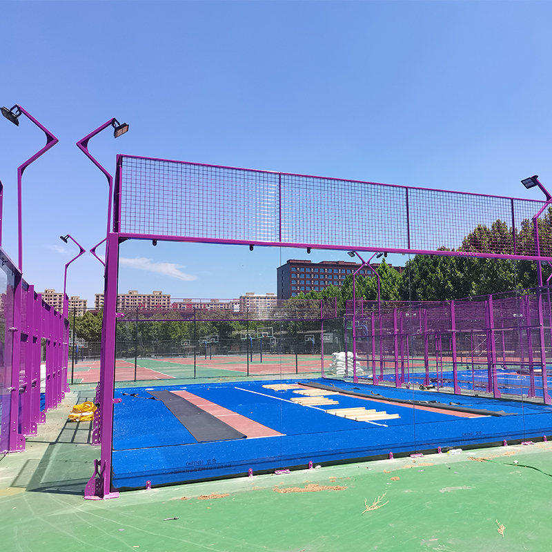 Panoramic padel court