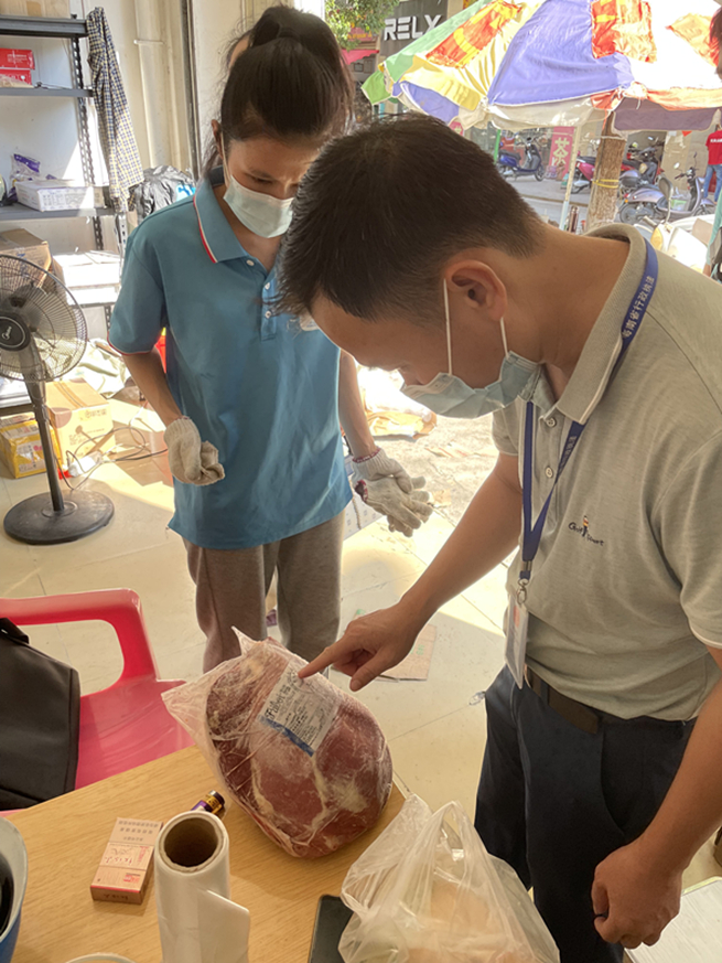 海南保亭县市场监管加强冷链食品市场监管