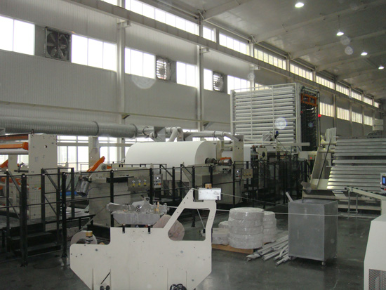 Paper powder dust removal system