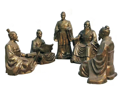 孔子教学雕塑