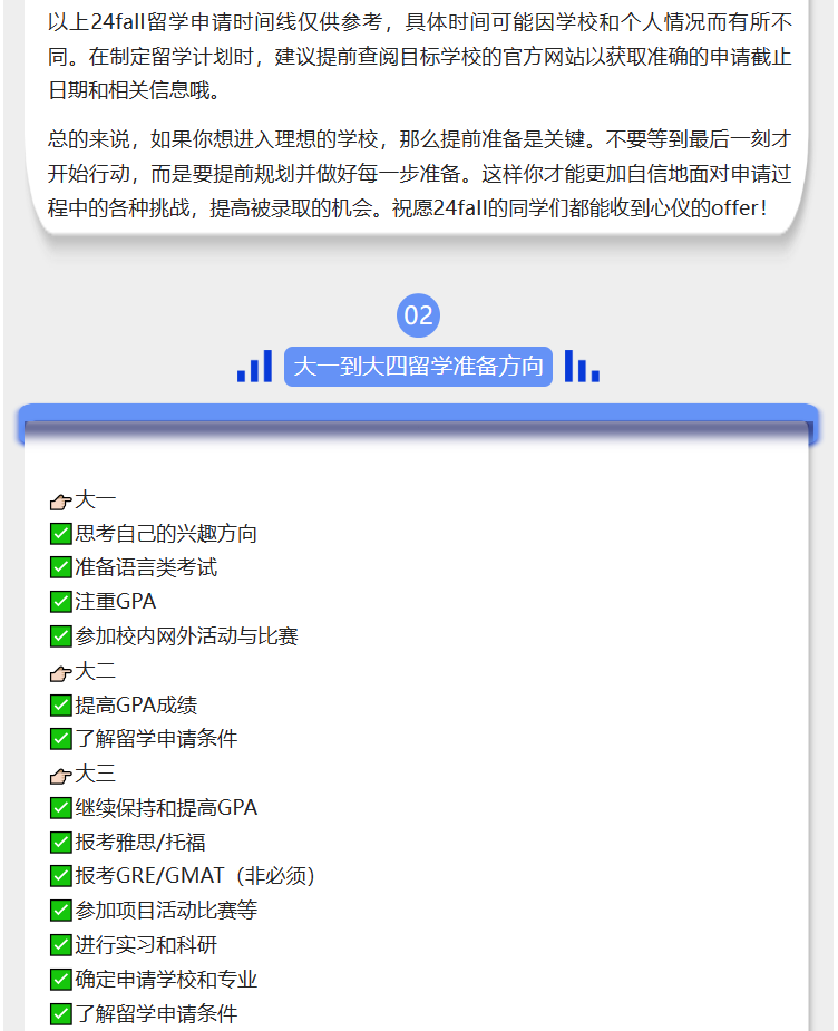 24fall 留学申请时间线！再晚就来不及了