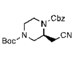 1-benzyl 4-(tert-butyl) (S)-2-(cyanomethyl)piperazine-1,4-dicarboxylate