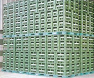 雙面塑料托盤的多層碼垛使用場景